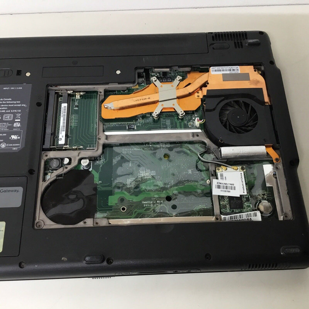 Gateway MX9711 PA6A Laptop Intel T2060 100GB - For Parts