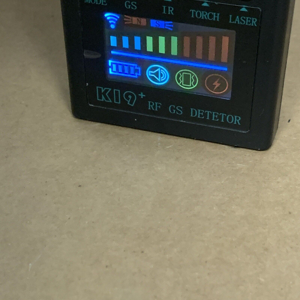 K19+ Anti Spy Detector Hidden Camera Detectors Bug Detector RF Detector - As Is