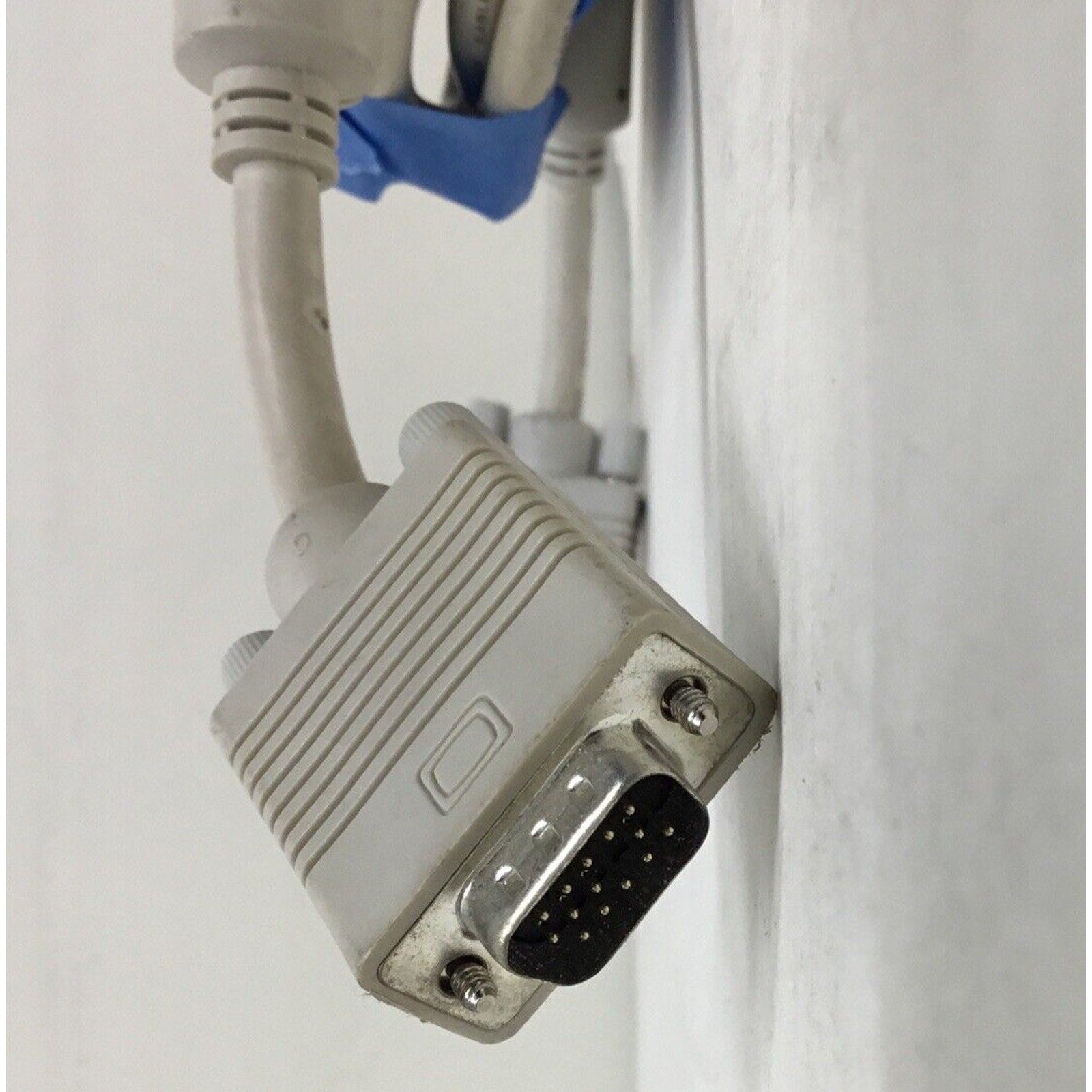 HP Pavilion f1703 P9620A Silver Monitor 17" With Power Adapter & Video Cable