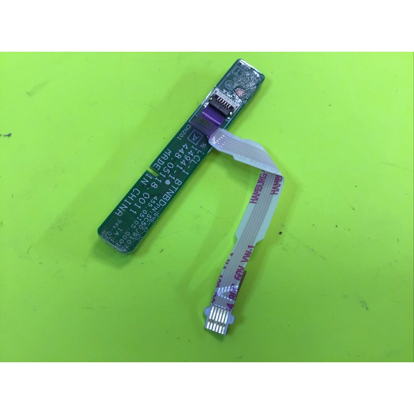 Lenovo ThinkPad Yoga 14 Power Button Sub Board with Cable 00UP122