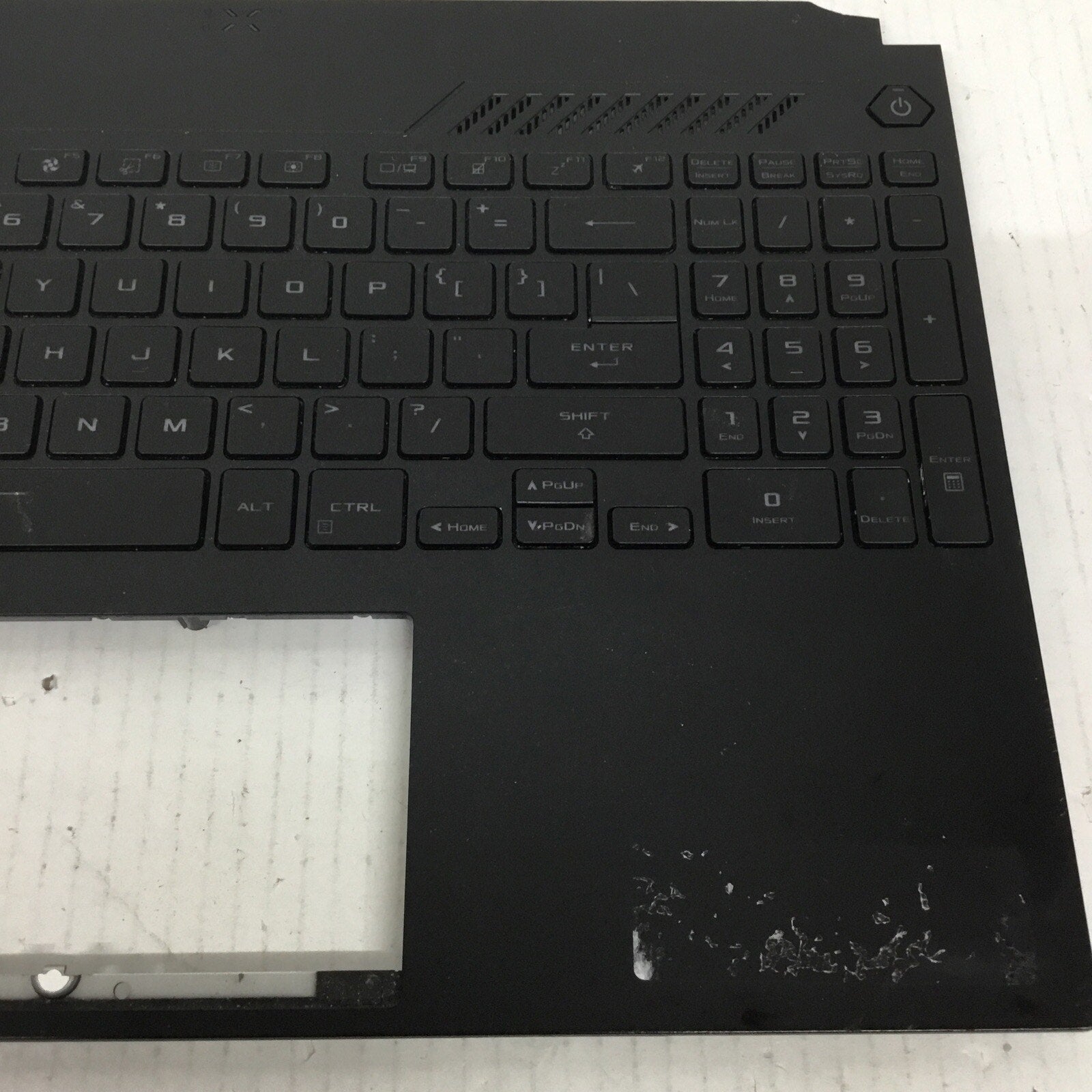 Asus 90NR0EP2-R90010 Palmrest Keyboard TUF Dash 15 Fa507 Fx507 FOR PARTS ONLY