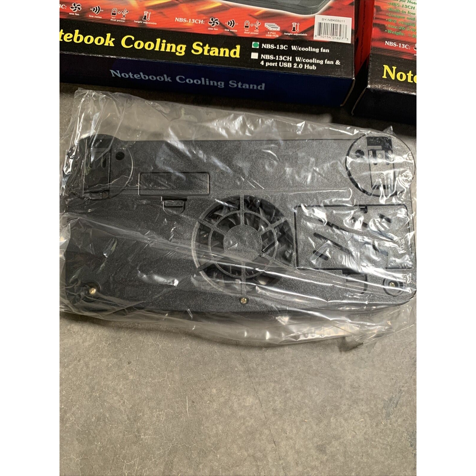 3-pack of Long Max USB or Battery Powered Laptop Cooling Pad (Black)