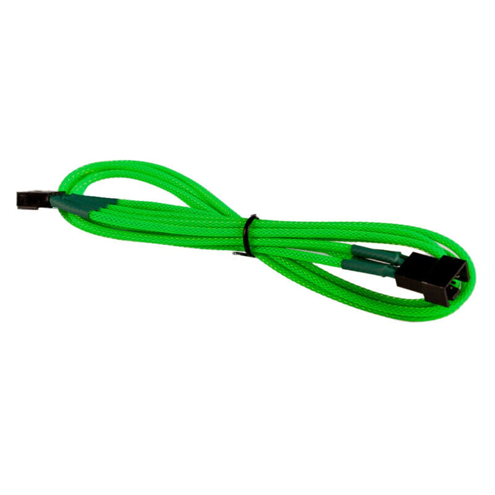12" PWM Fan Power Extension Cable - 4-pin TX4 - Male/Female - Green