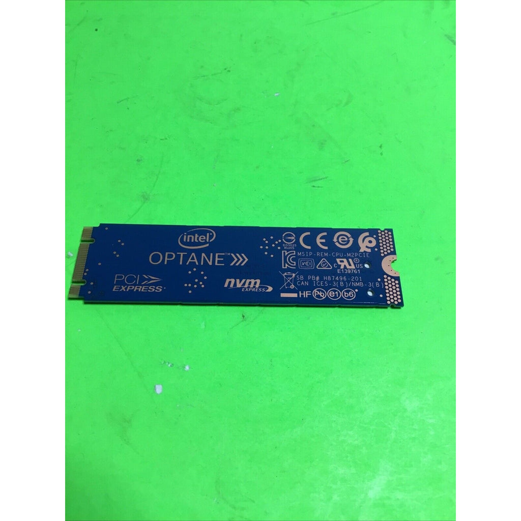 INTEL OPTANE MEMORY MEMPEK1J016GAH 16GB M.2 2280 PCIE 3.0 X2 NVME SSD L08717-001