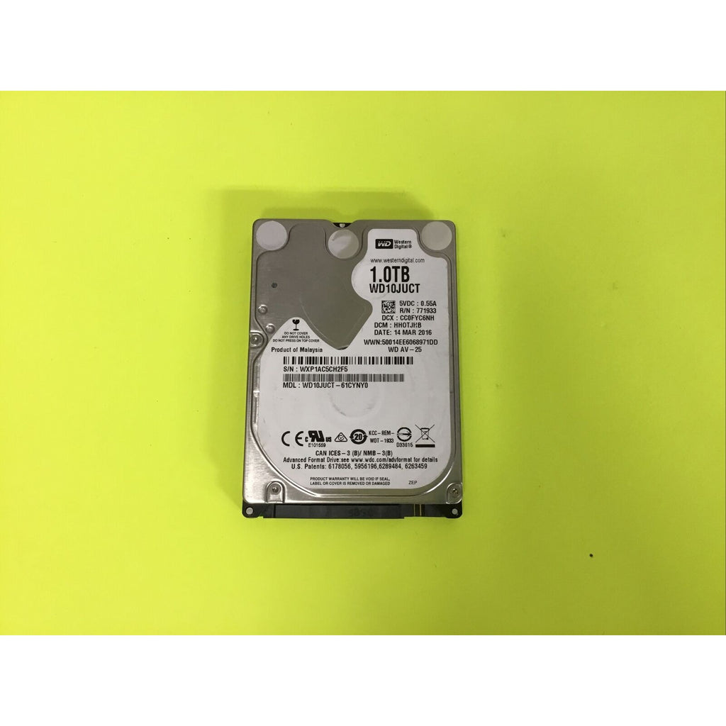 Western Digital WD10JUCT-61CYNY0 1TB Mar 2016