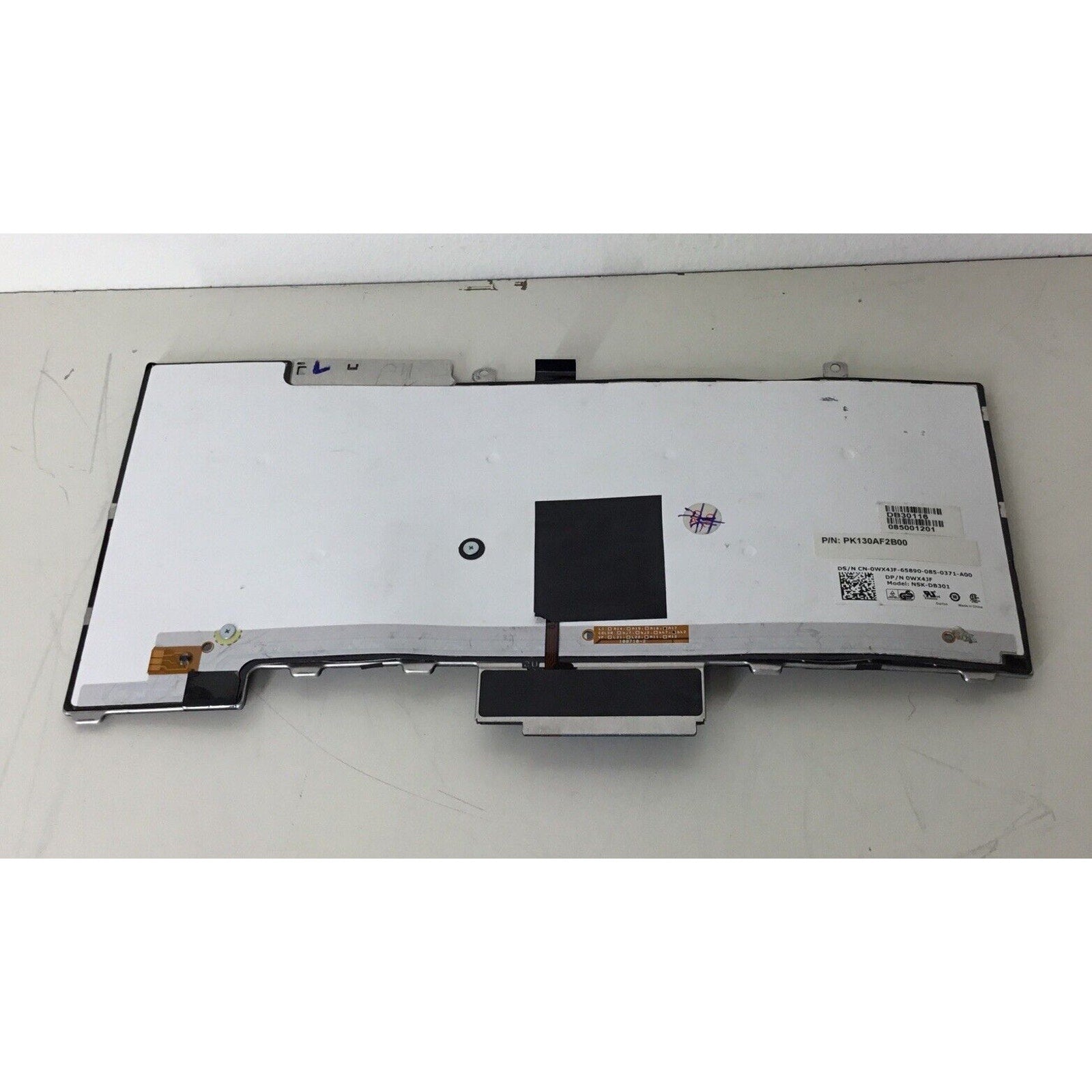 For Dell Precision M4400 M4500 Keyboard NSK-DB301 PK130AF2B00 0WX4JF - For Parts