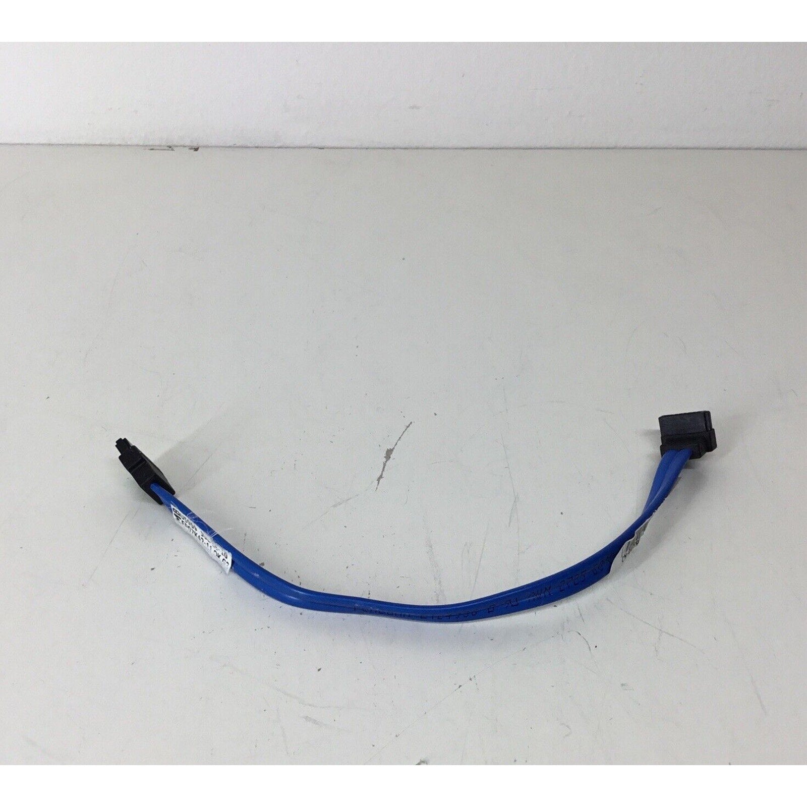 Lot Of 7 - Dell SATA Drive Cables Straight to Right Angle - Blue U5959 0U5959