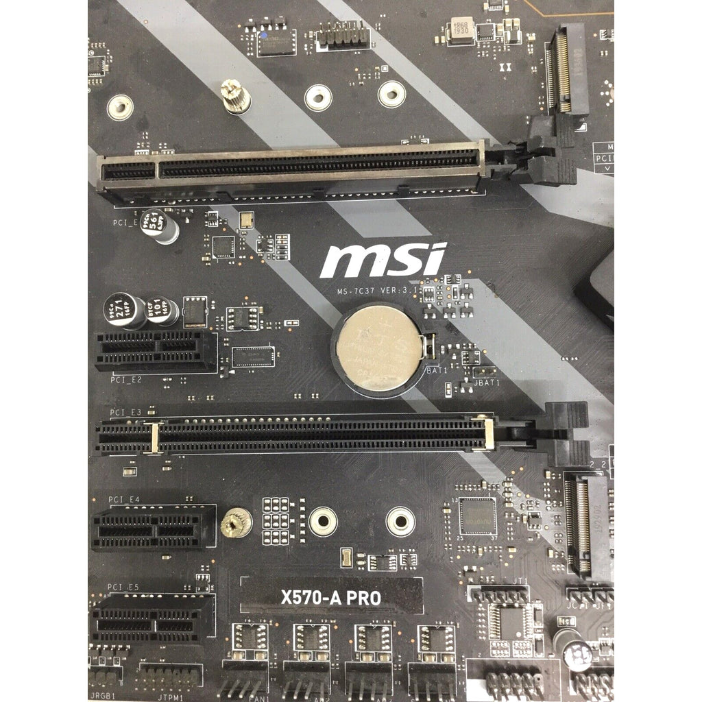 MSI X570-A PRO AM4 AMD X570 PCIe 4.0 USB3.2 Gen2 HDMI DDR4 ATX Motherboard