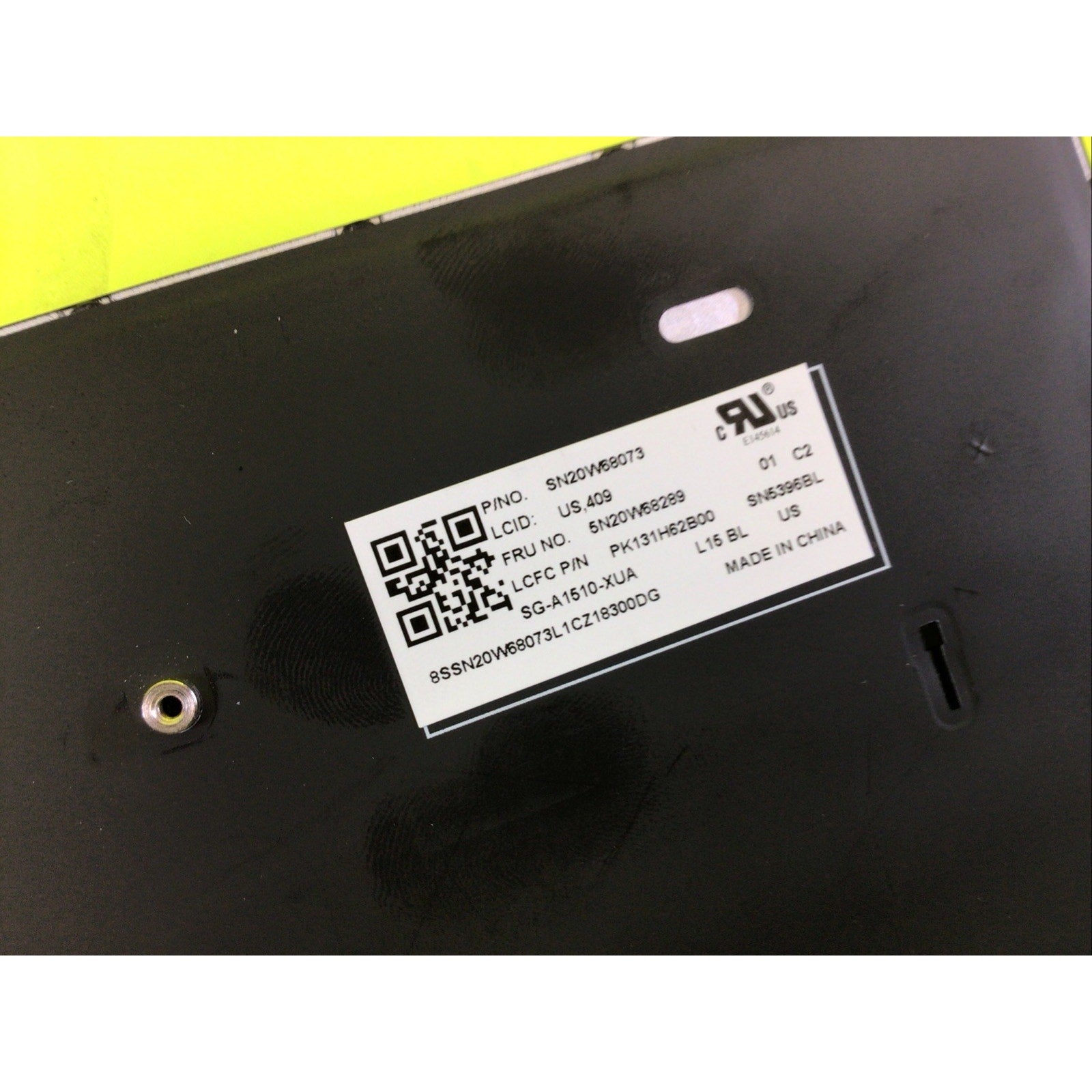 5N20W68217 Lenovo ThinkPad L15 Gen 2 Backlit Keyboard