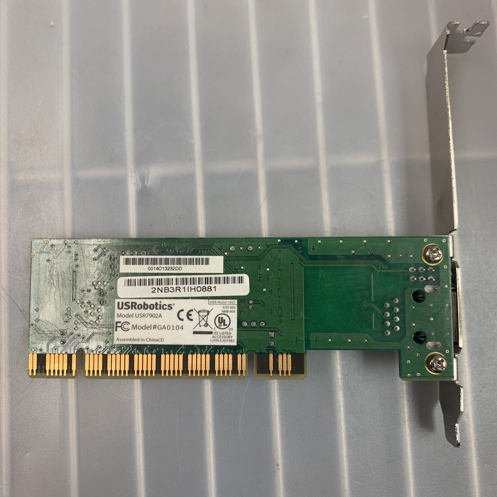 U.S.Robotics USR7902A 10/100/1000M Lnk/Act RJ45 Internal Network Card