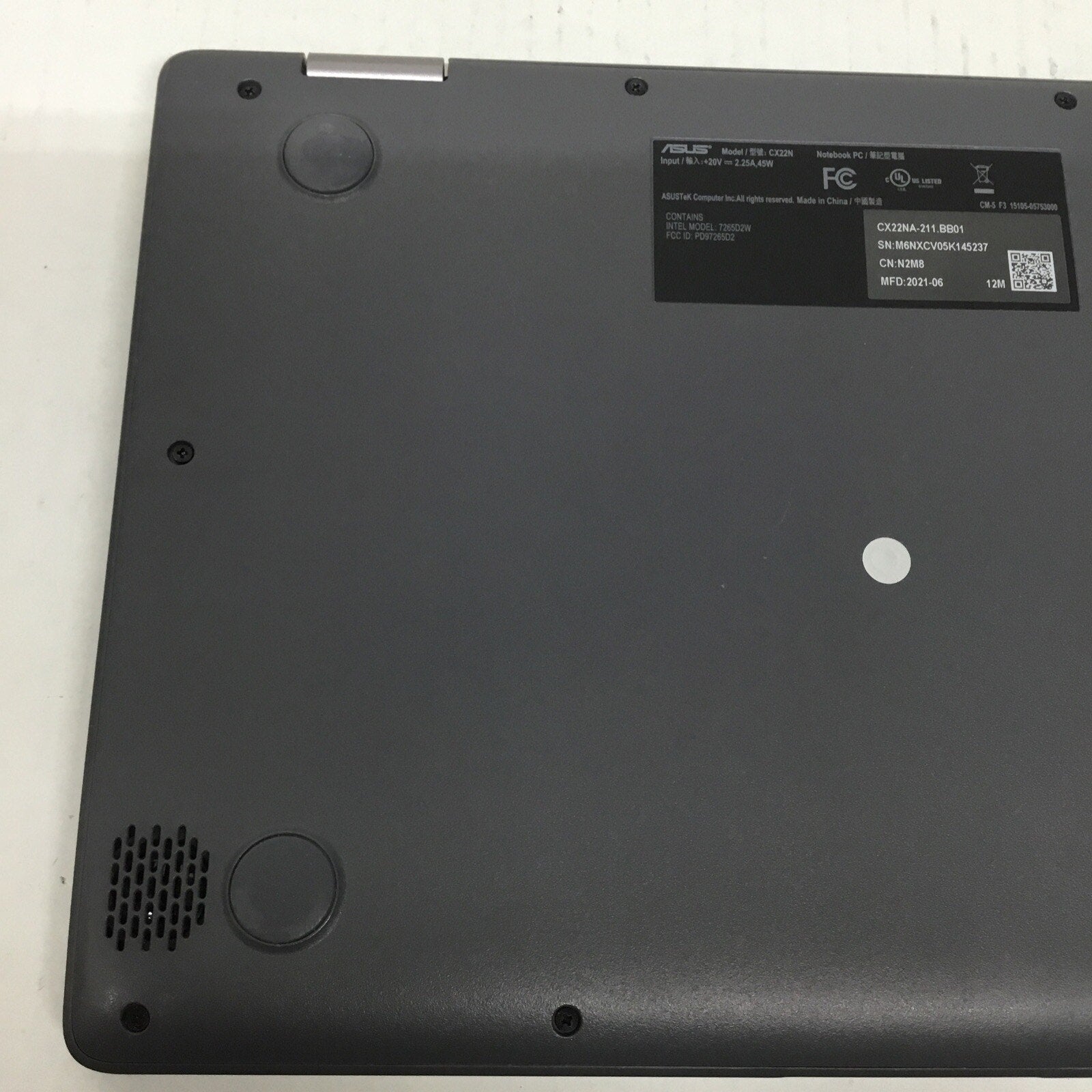 FOR PARTS ASUS Chromebook 11.6" *PLEASE READ* Intel Celeron