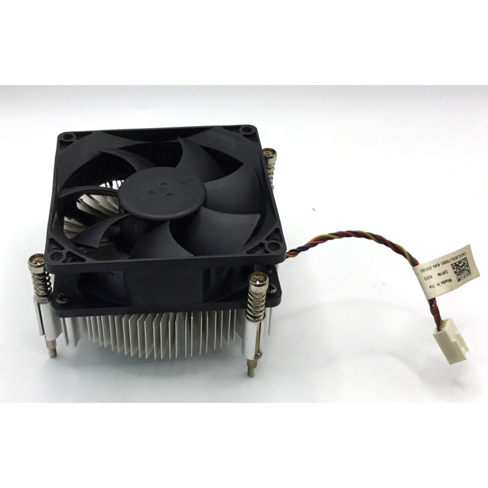 Dell 0XG27M Desktop CPU Cooling Fan with Heatsink CN-0CJ53G-70092-65H-2706-A00