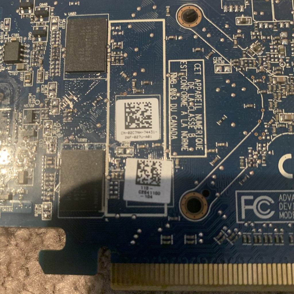 AMD Radeon HD6450 02C7NH 1GB PCI-E DVI-I DP Video Card ATI-102-C26405 (B) GPU