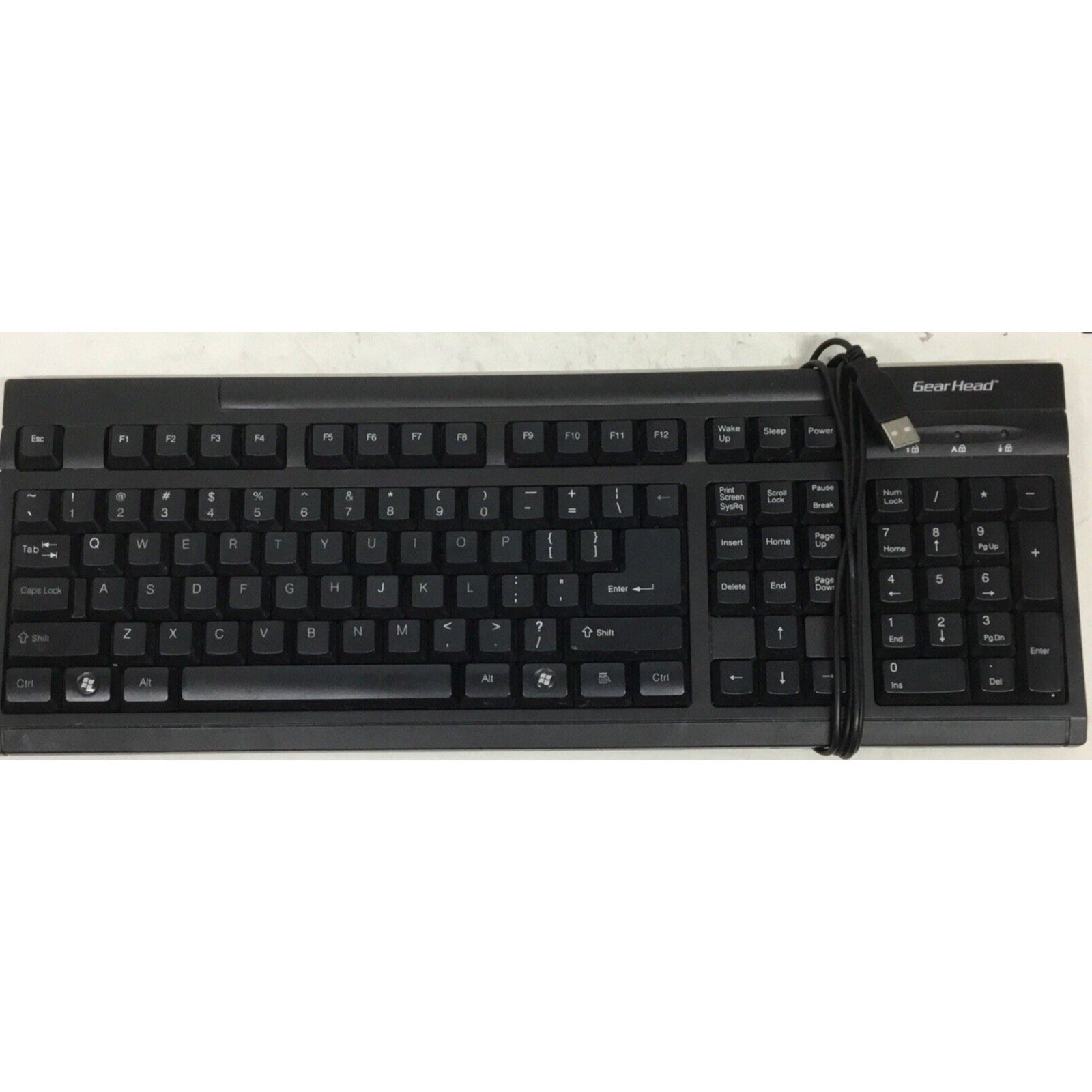 Gear Head KB2500U USB Wired Keyboard