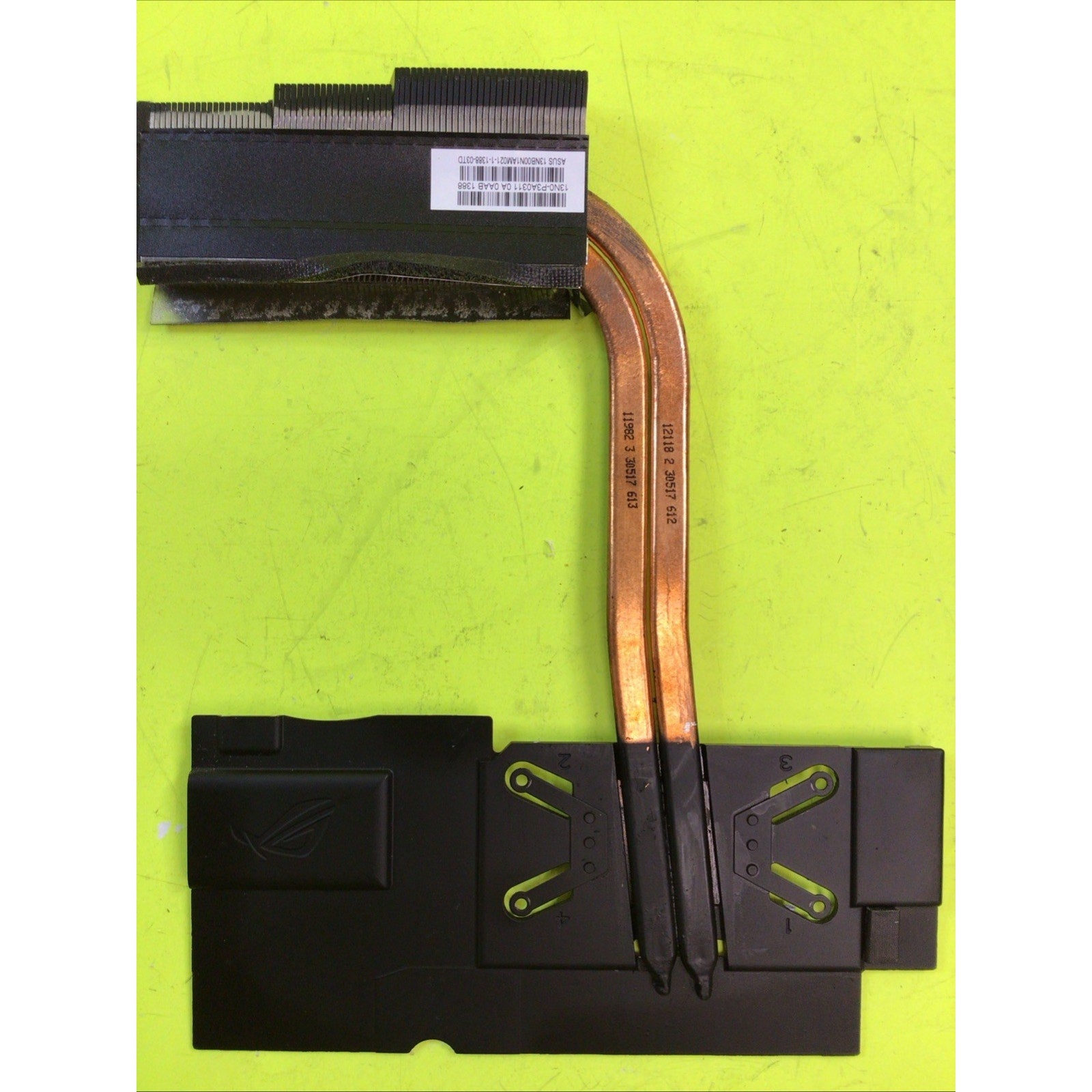 Asus ROG 17.3" G750JW-BBI7N05 Genuine GPU Cooling Fan w/Heatsink 13N0-P3A0301