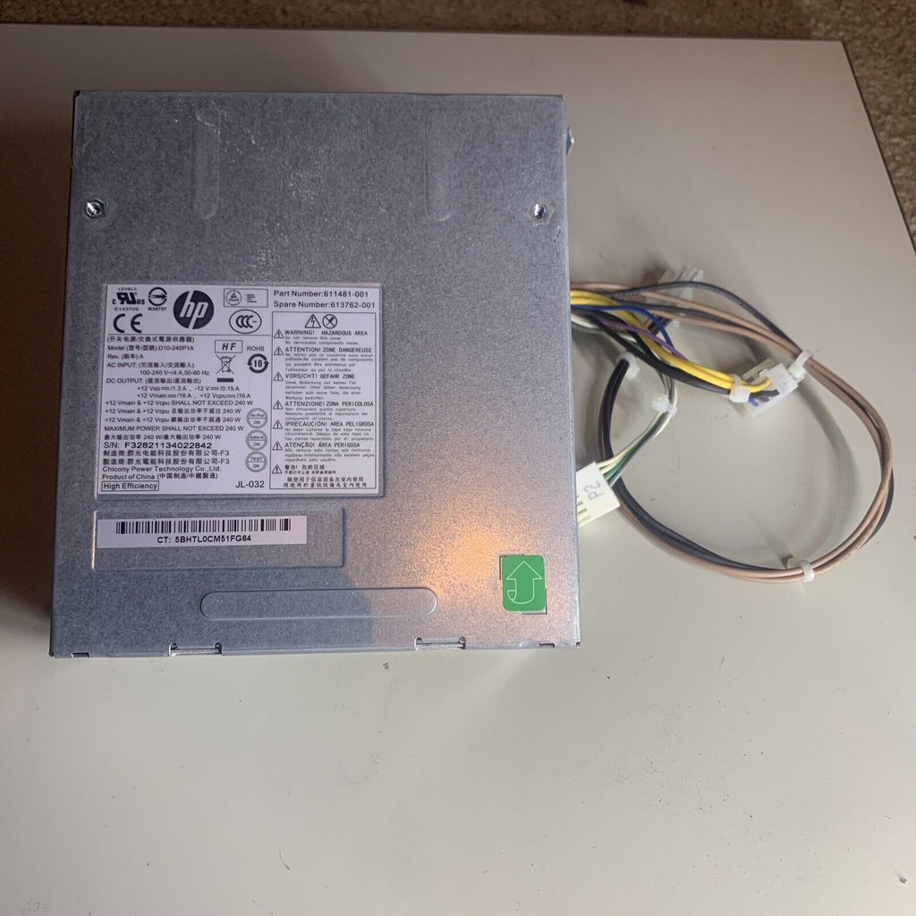 HP D10-240P1A 240w Power Supply 611481-001