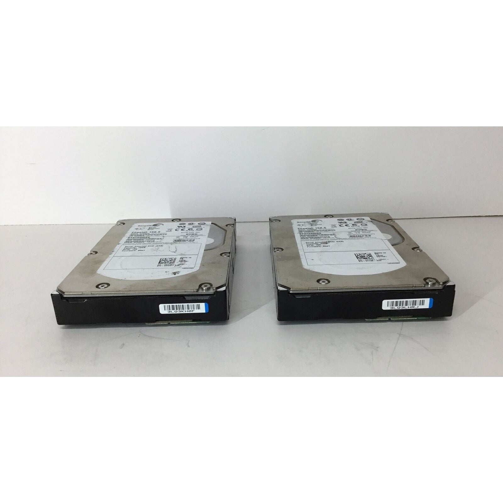 Lot of 2-Seagate Cheetah 15K.5 73.4GB 3.5" HDD SAS ST373455SS