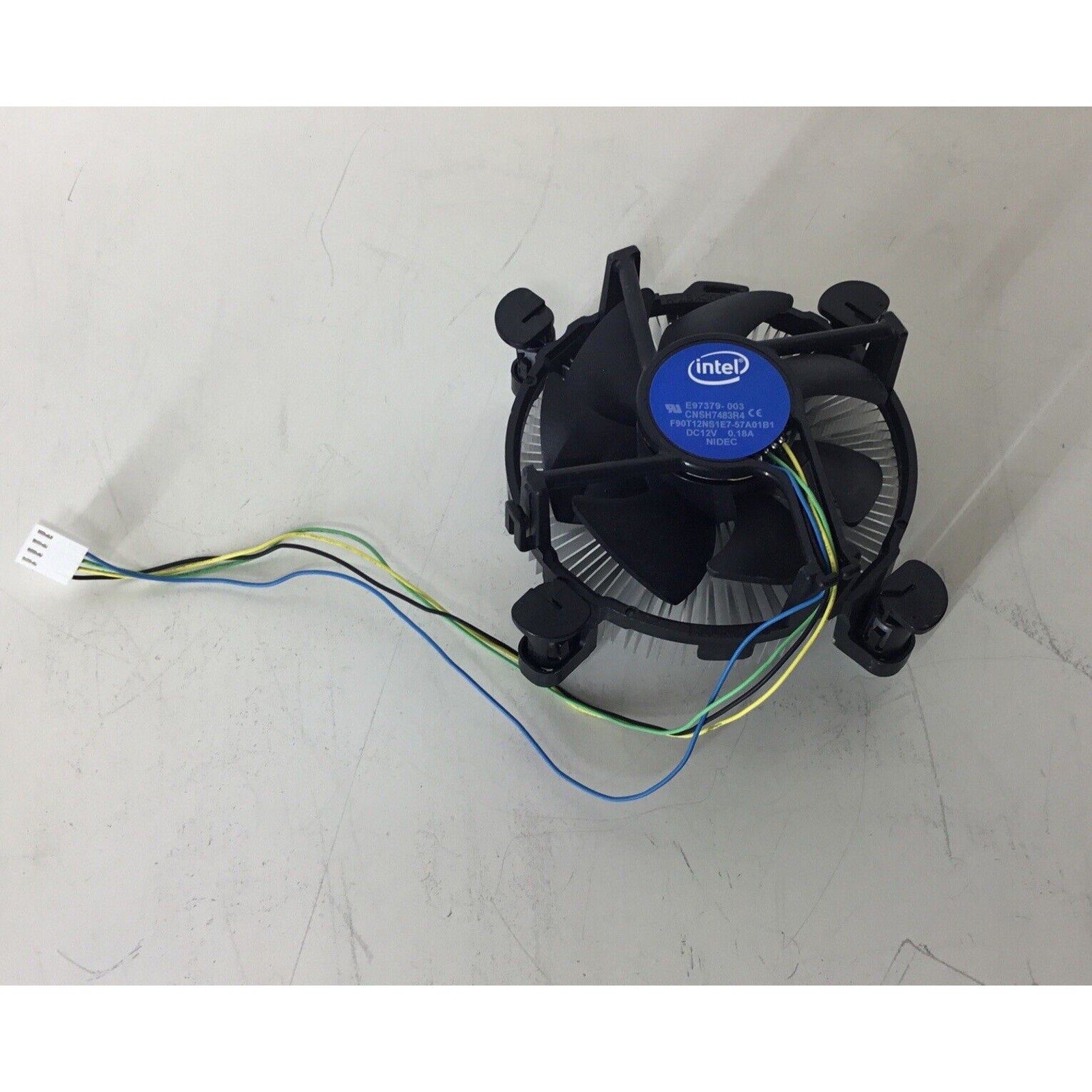 Intel E97379-001 CPU Fan DC12V 0.18A w/ Heatsink