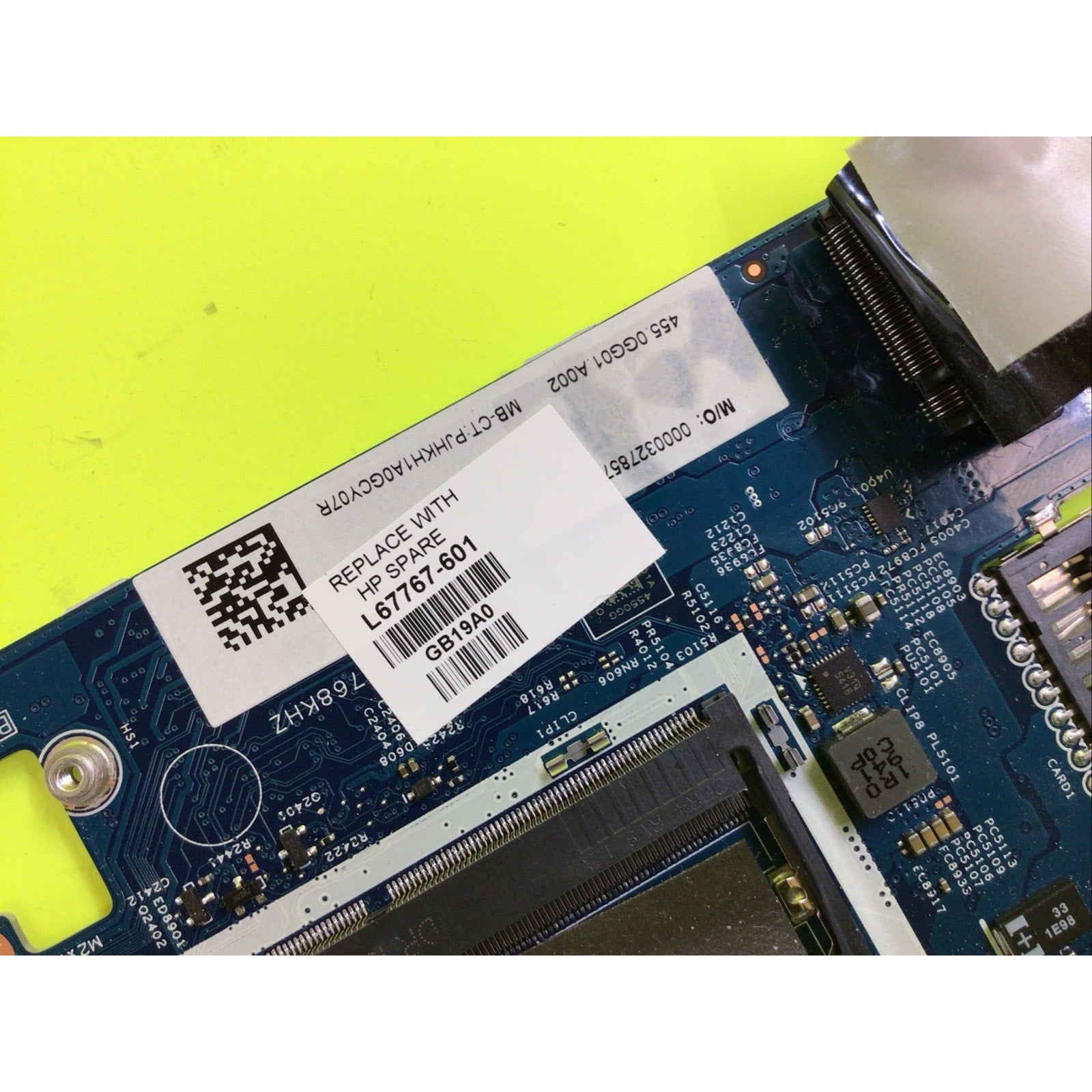 HP Pavilion 14m-dh1003dx Core i5-10210U 1.60GHzMotherboard L67767-601 FOR PARTS