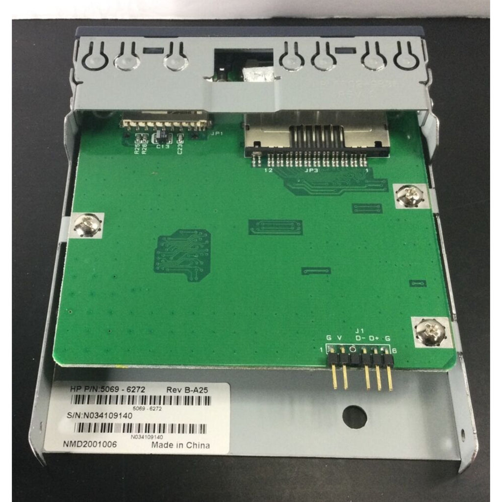 HP 3.5-Inch Internal 7 in 1 Flash Media Card Reader/Writer 5069-6272 Dark Gray