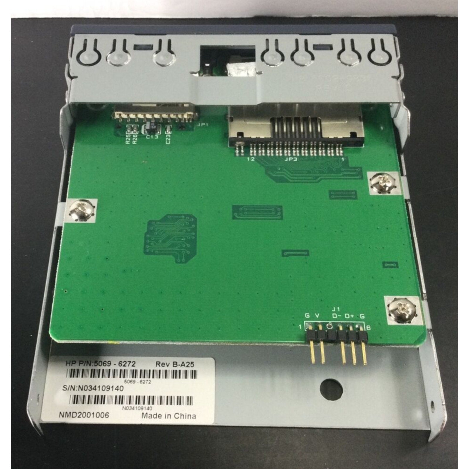 HP 3.5-Inch Internal 7 in 1 Flash Media Card Reader/Writer 5069-6272 Dark Gray