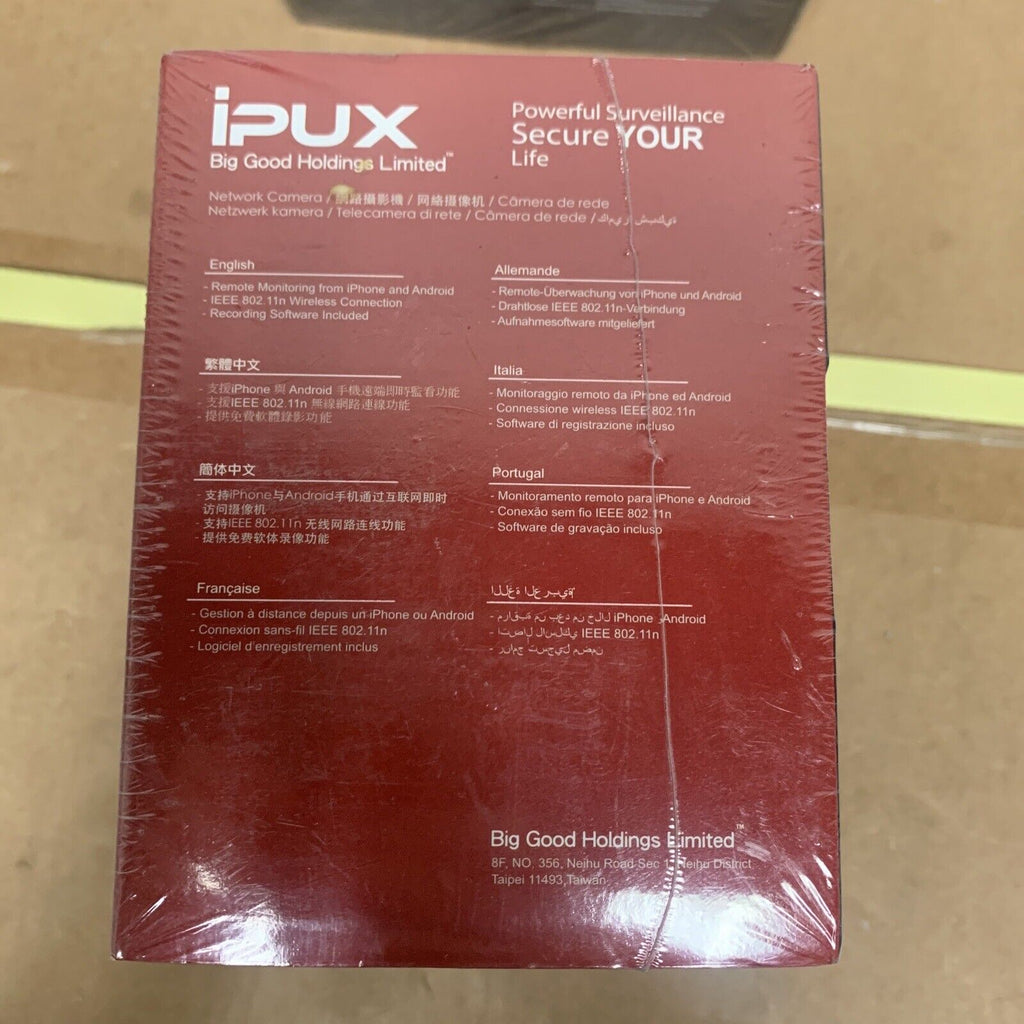 2-Pack iPUX ICS303C Cube IP Camera - NEW But Selling For Parts/As-Is - READ WHY