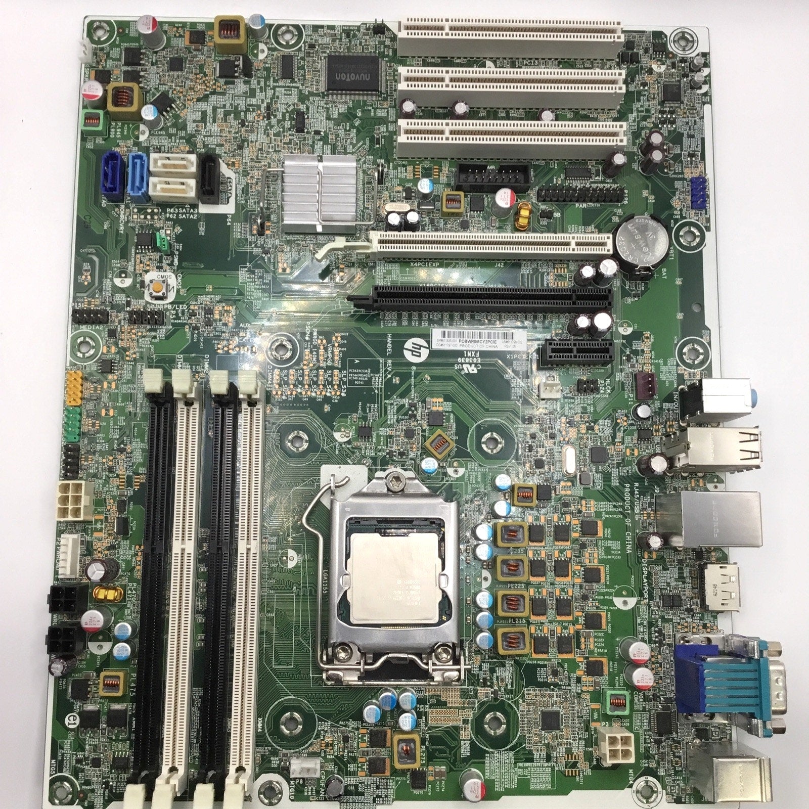 HP Elite 8200 CMT LGA 1155 DDR3 SDRAM Desktop Motherboard 611796-002 + i7-2600