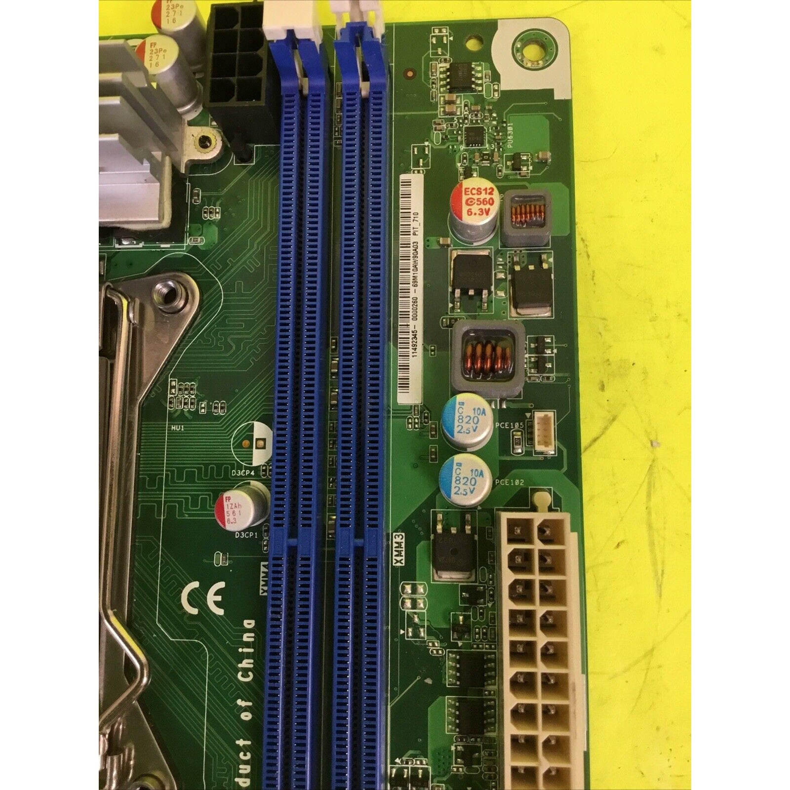 HP Pittsbugh Intel Desktop Motherboard s201 IPIWB-PB 654191-001 69M10AWE0B04