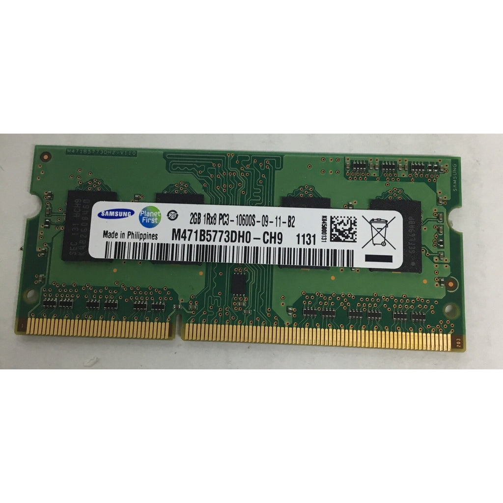 2GB DDR3-1333 SODIMM Samsung M471B5773DH0-CH9