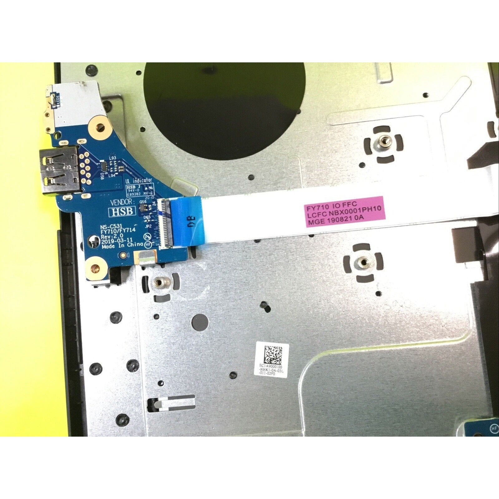 Lenovo Legion Y540-17IRH 81Q4 Keyboard Touch Pad Palm Rest Assembly