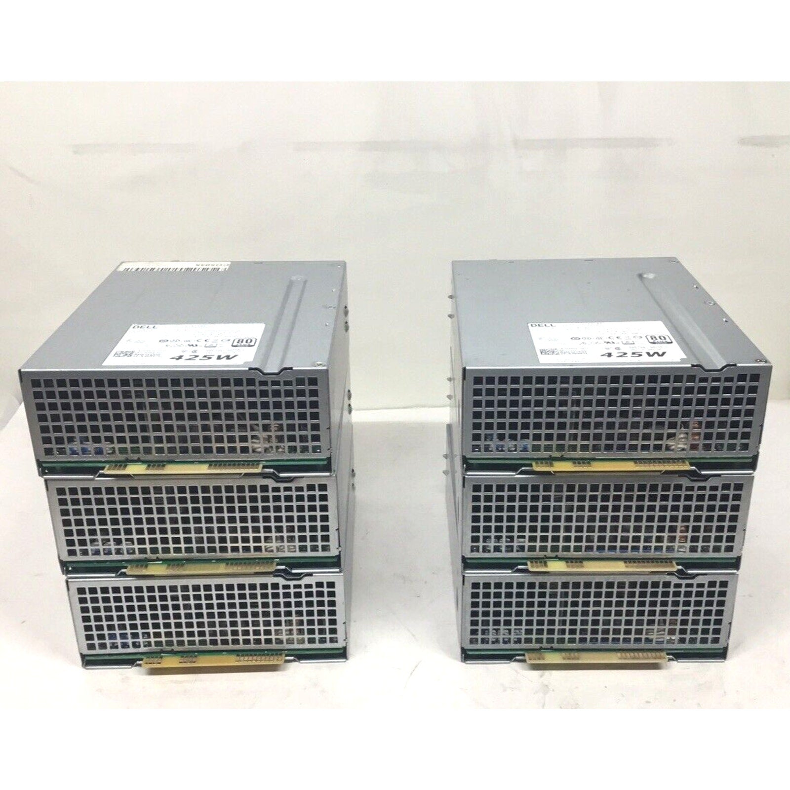 LOT of 6 Dell Part DNR74 T3600 T3610 425W Workstation Power Supply D425EF-02
