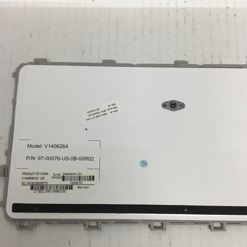 720245-001 6037B0087701 GENUINE HP KEYBOARD B/L TOUCHSMART M7-J