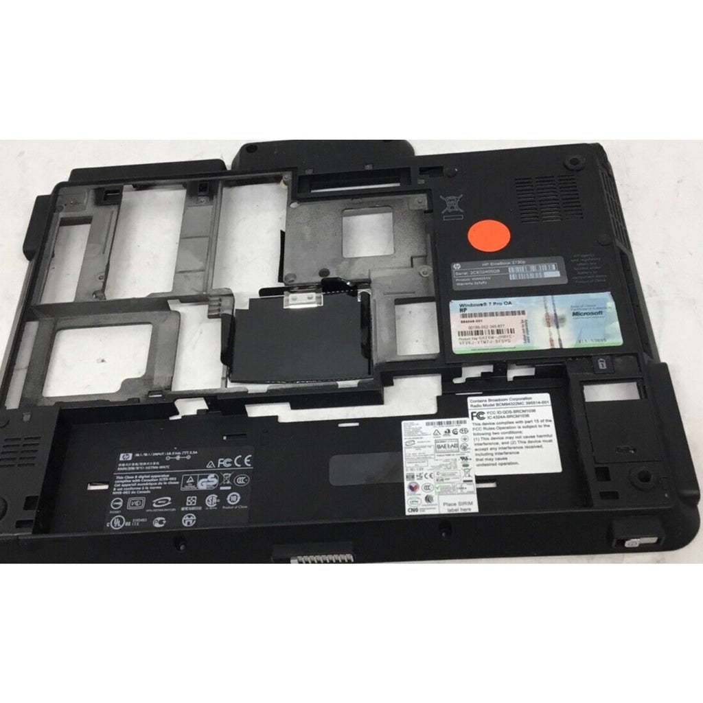 HP Elitebook 2730P CPU Base Enclosure Chassis Bottom - 501501-001