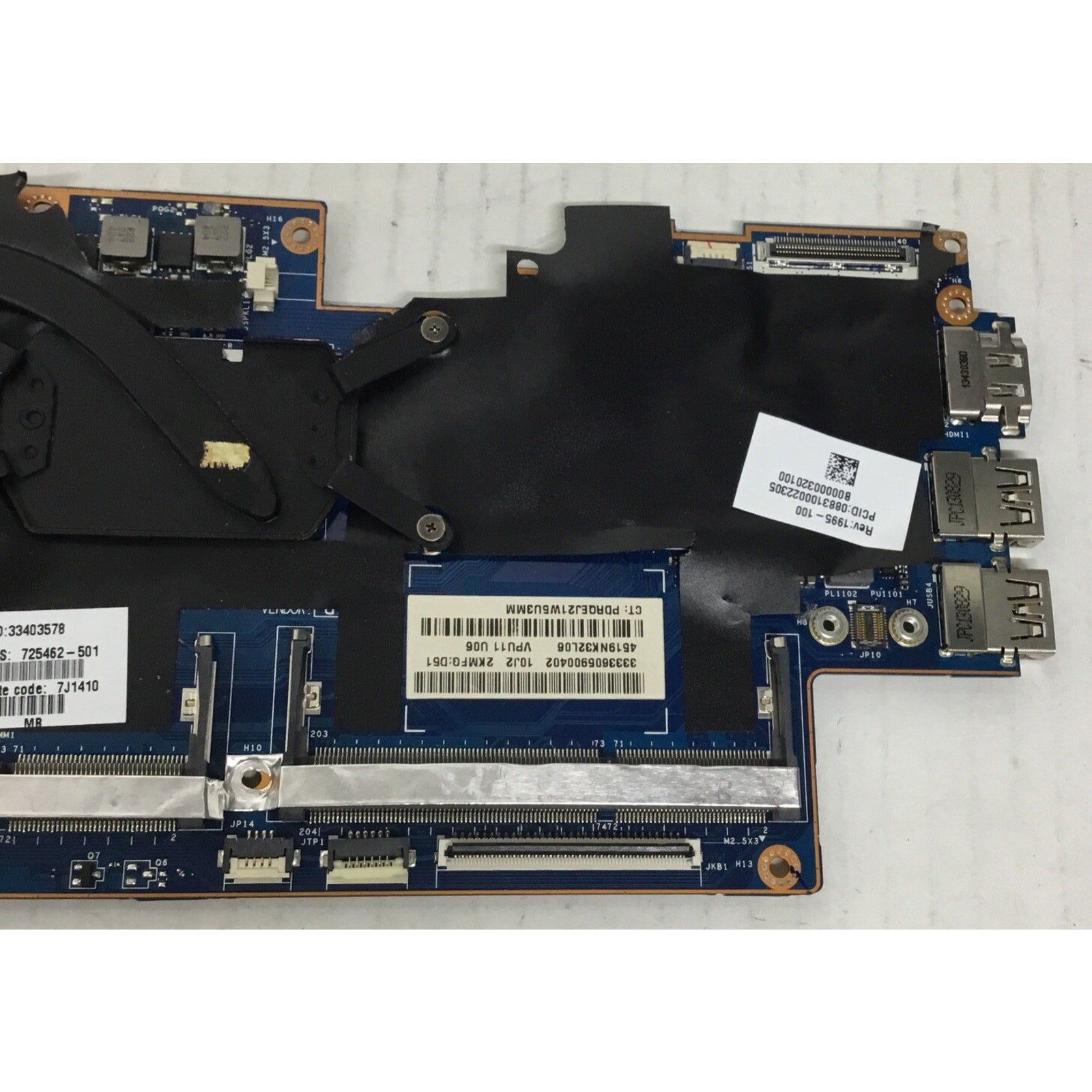 FOR PARTS OEM HP Laptop Envy M6 M6-K A76M CPU Motherboard 725462-501