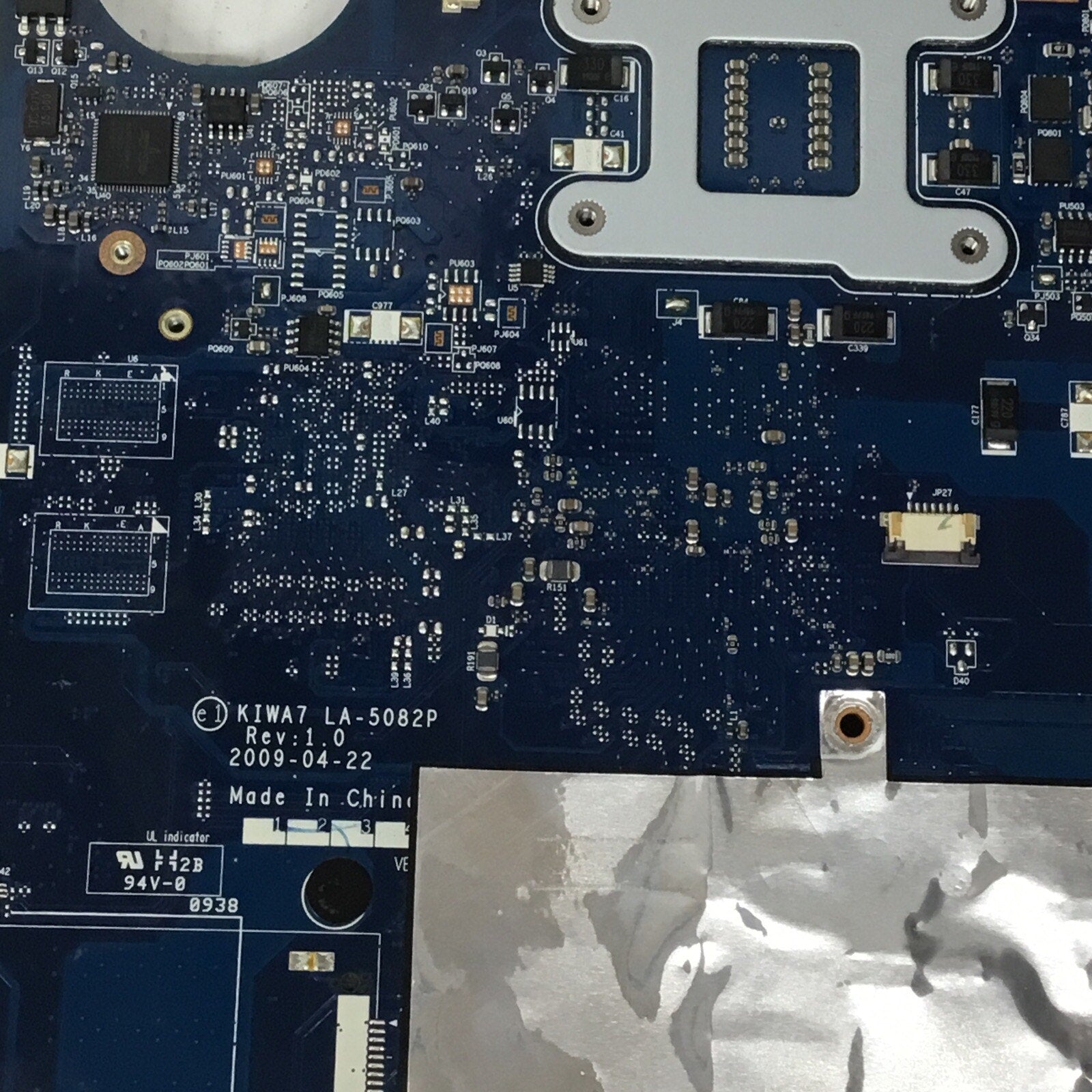 For Parts Only Lenovo IdeaPad G550 Intel Laptop Motherboard KIWA7 LA-5082P