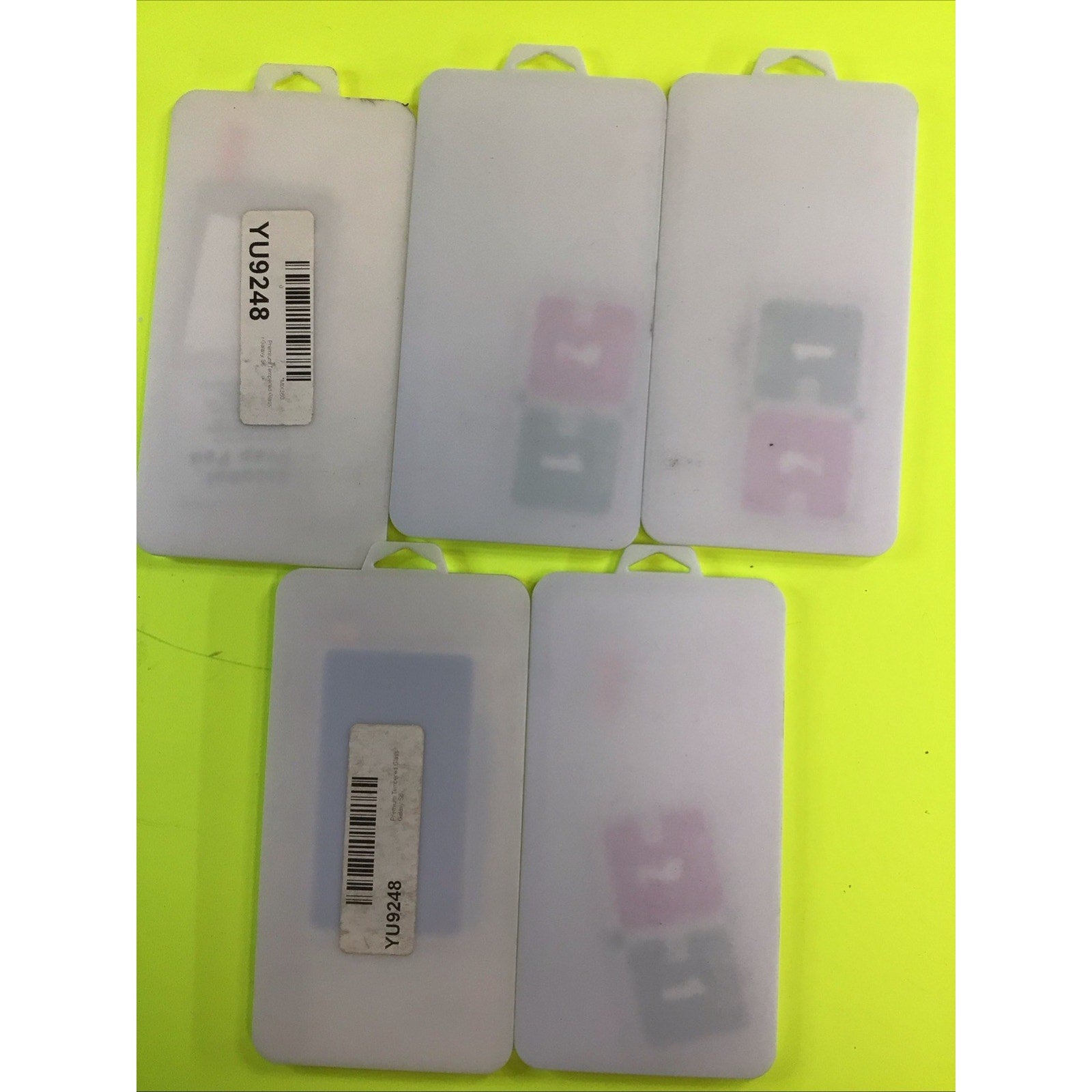 Lot of 5 Samsung Galaxy S6 Tempered Glass