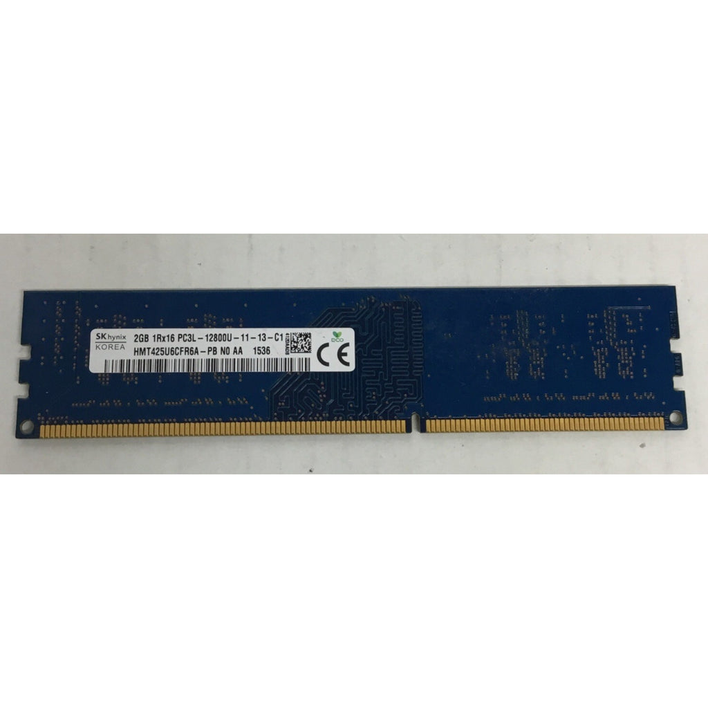 SK Hynix 2GB 1RX16 PC3L-12800U-11-13-C1 HMT425U6CFR6A-PB NO AA 1624