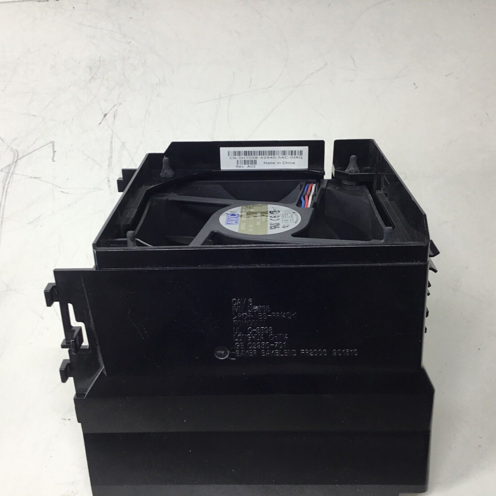 Dell 0H7058 Case Fan AVC DD12038B12H Fan With Shroud 12V 4 Pin