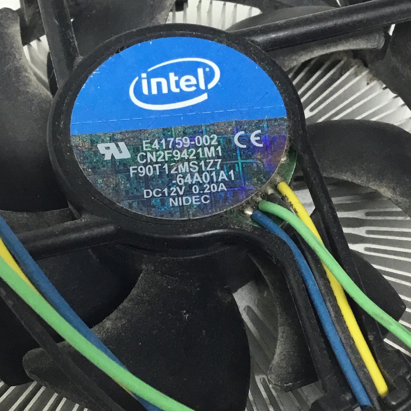 Intel E41759-002 LGA 1150 1151 1155 1156 Stock CPU Cooler Heatsink & Fan