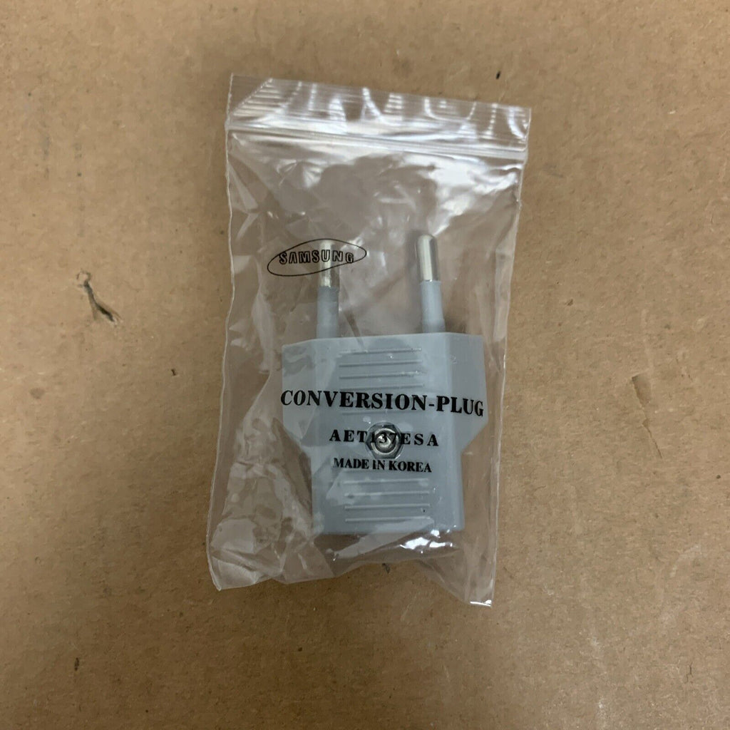 Samsung European AC Conversion Plug AET137ESA New in Pkg