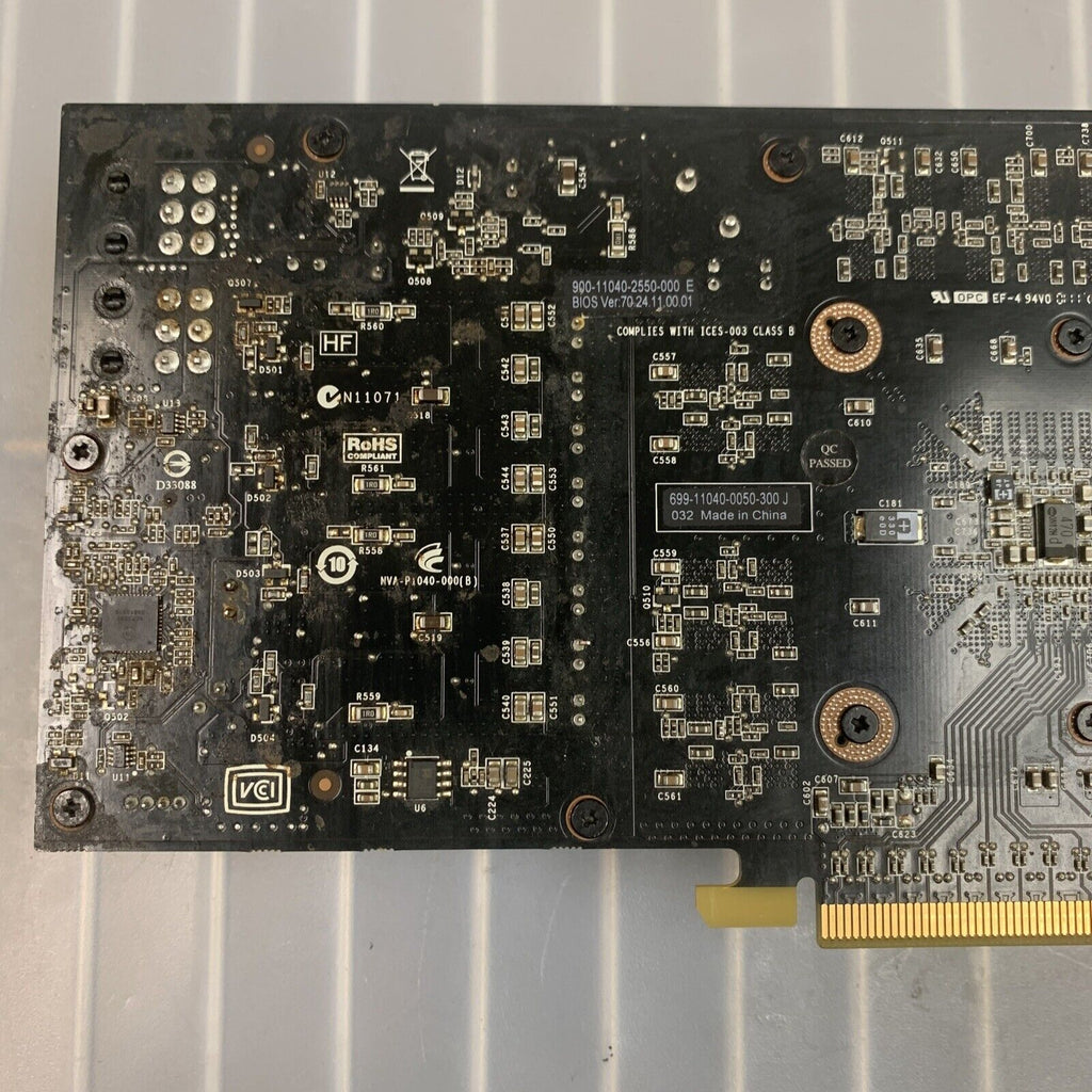 EVGA Nvidia GTX 560 Ti Graphics Card ~ Model P1040 - For Parts/not Working