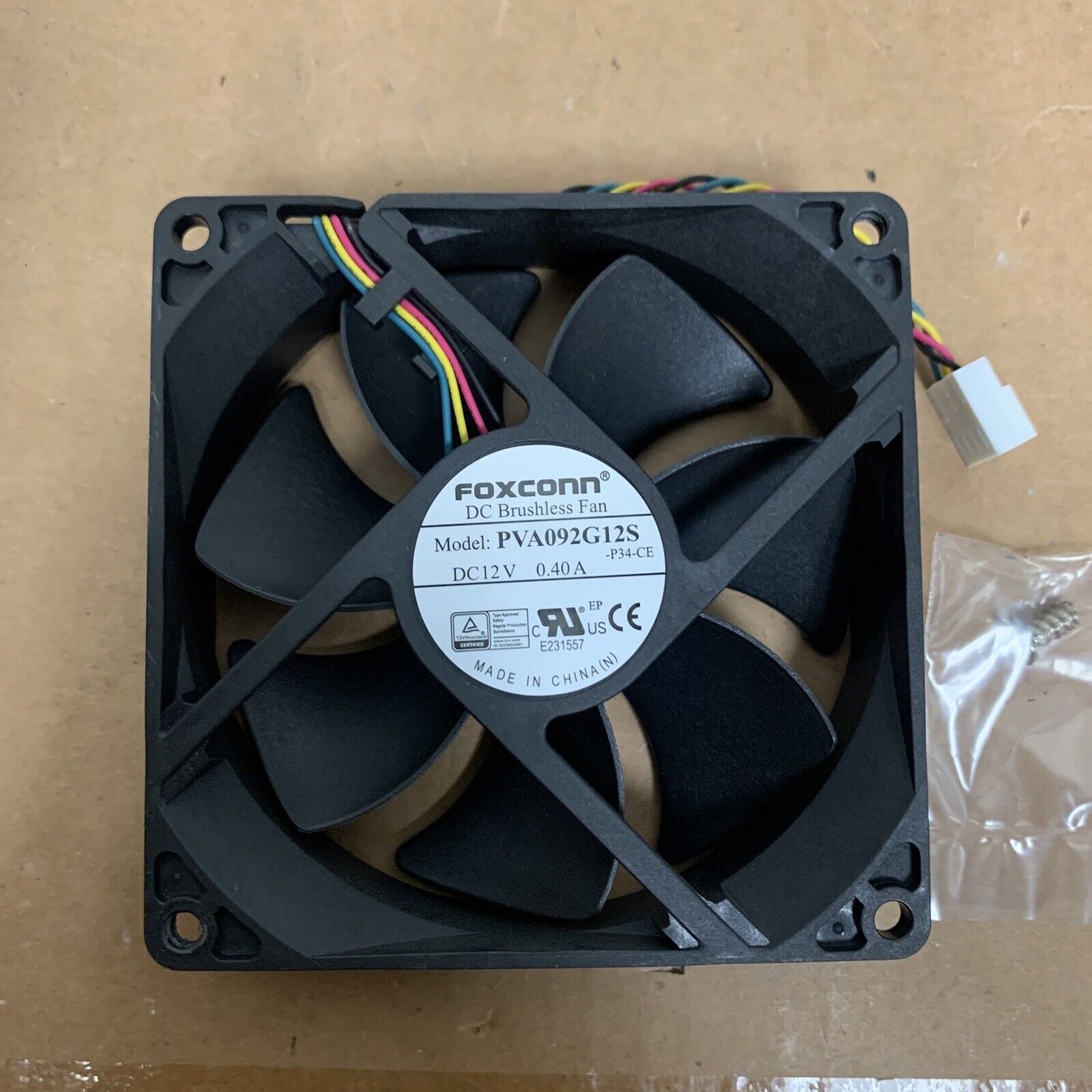 Foxconn PVA092G12S-P34-CE 90x90x25mm Case Cooling Fan For HP Pavilion Computers
