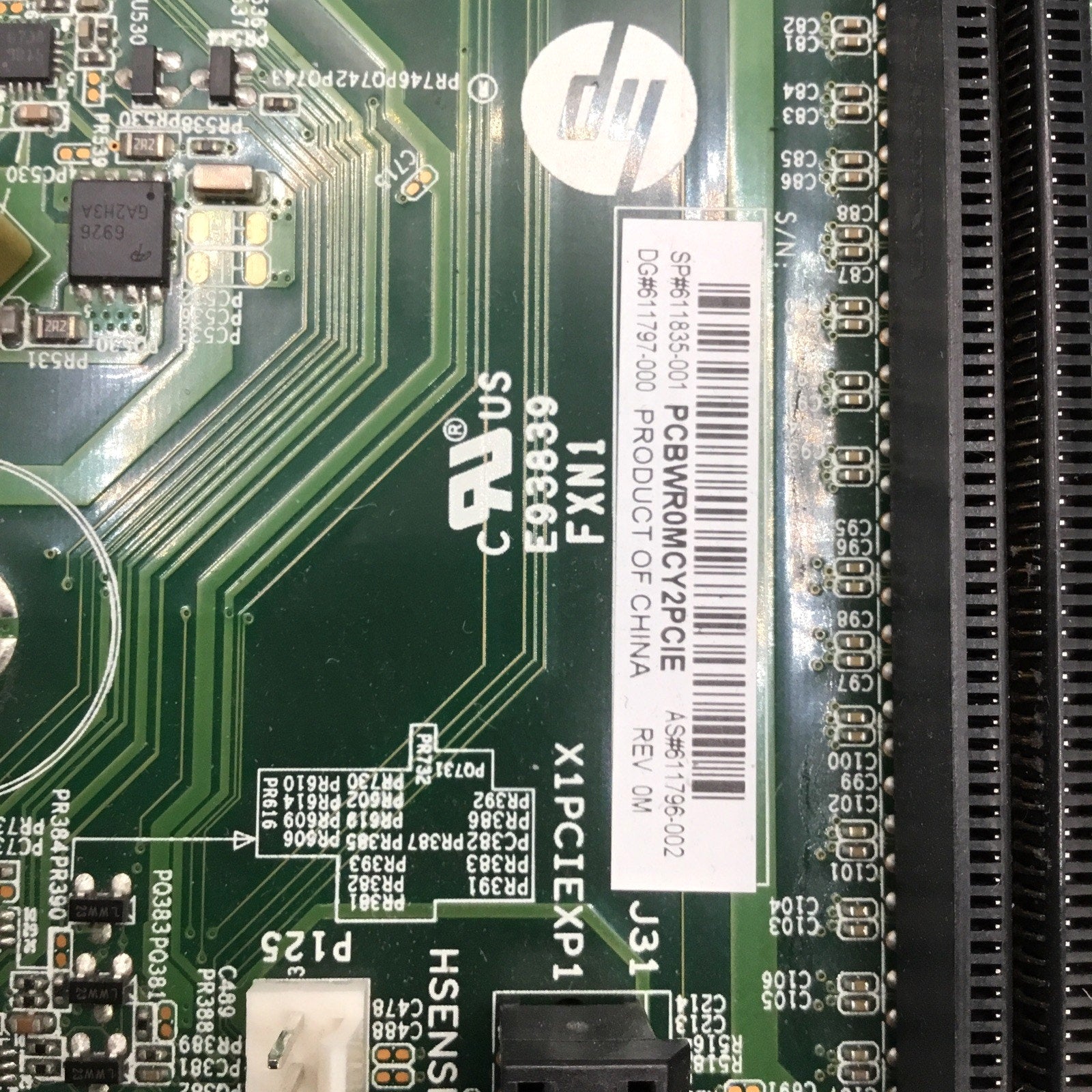 HP Elite 8200 CMT LGA 1155 DDR3 SDRAM Desktop Motherboard 611796-002 + i7-2600