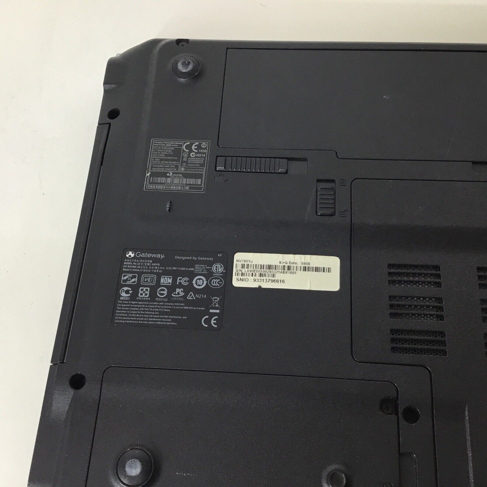 Gateway KAYF0 NV 78 Intel Core 2 Duo Processer T6500 - For Parts