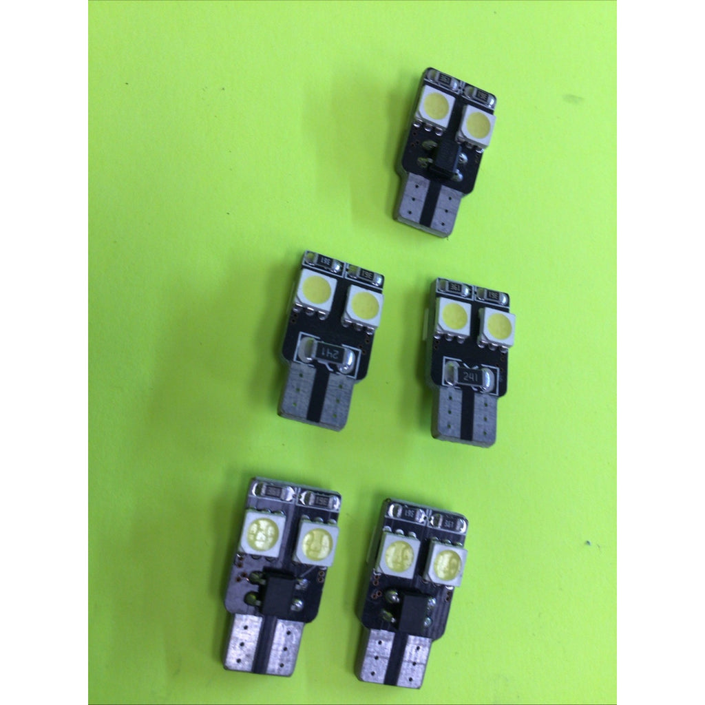 5 Pack T10 CANBUS 4 5050SMD LED Bulbs
