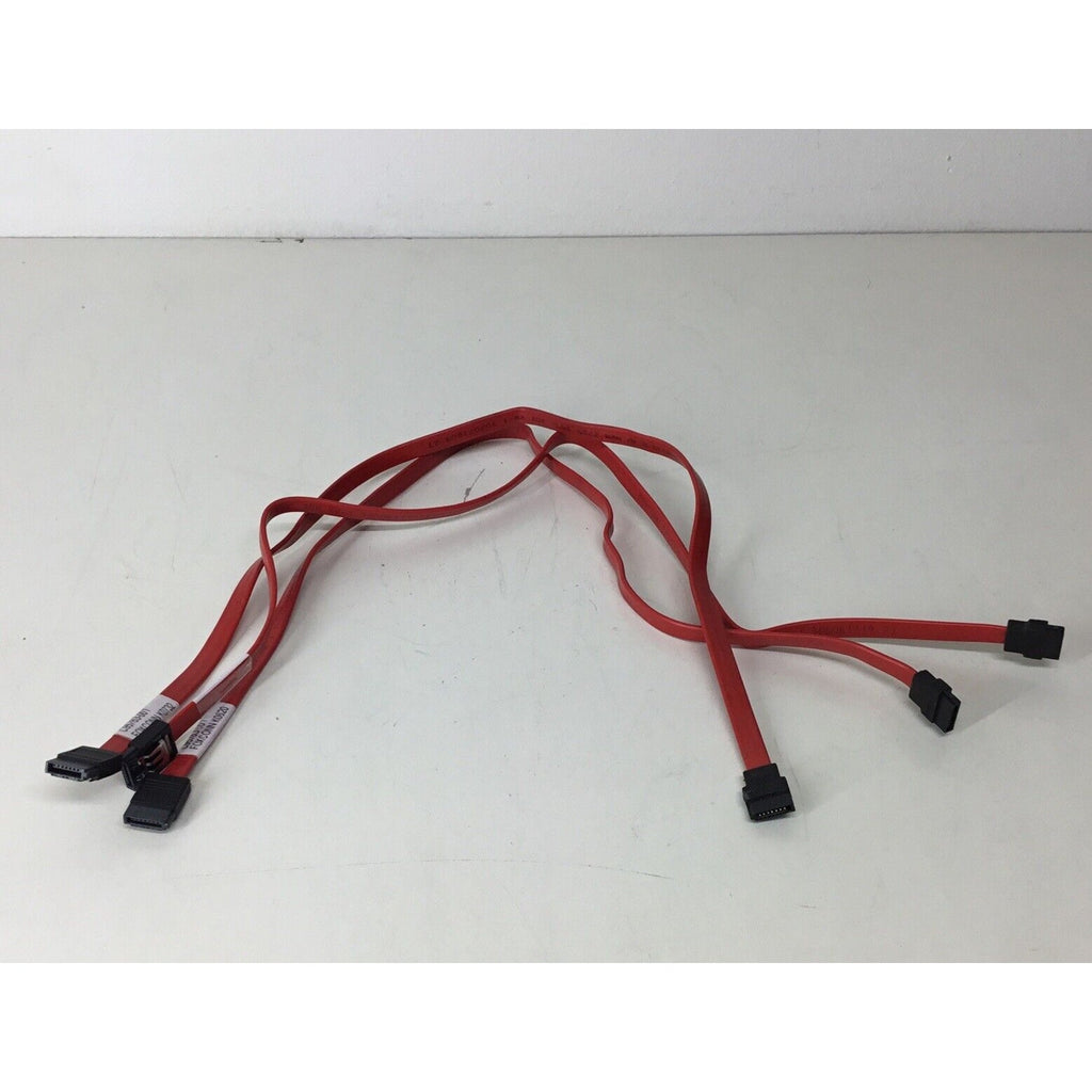 Lot of 3 - FoxConn C95763-001 SATA Cables - Red