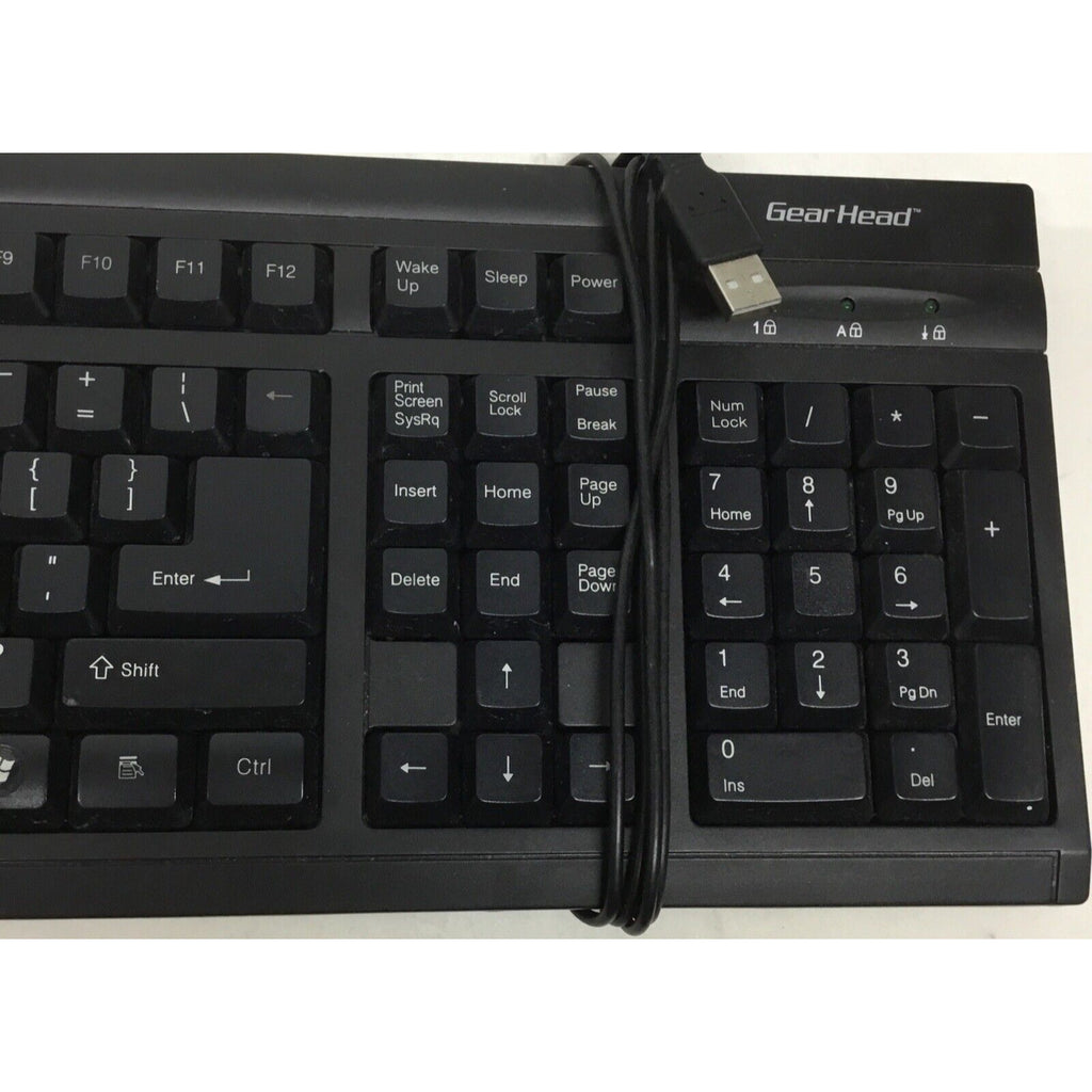 Gear Head KB2500U USB Wired Keyboard