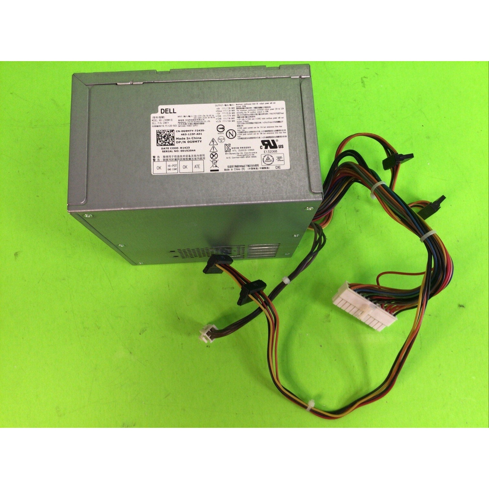 L300NM-01 300W Power Supply For Dell Inspiron 3847 MT PS-6301-06D 0G9MTY G9MTY