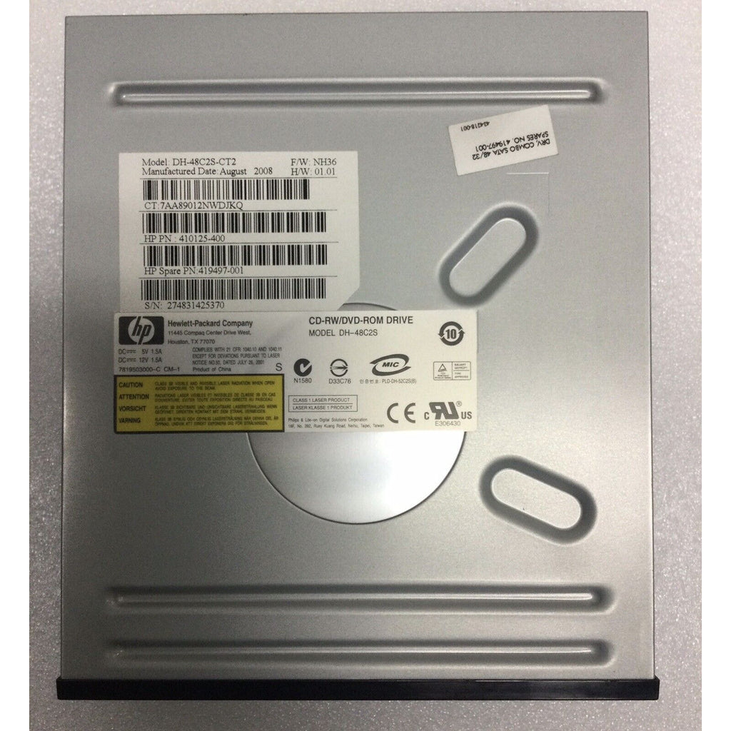 HP DH-48C2S-CT2 CD-RW/DVD-Rom Drive (HP PN: 410125-400) (HP Spare PN: 419497-001