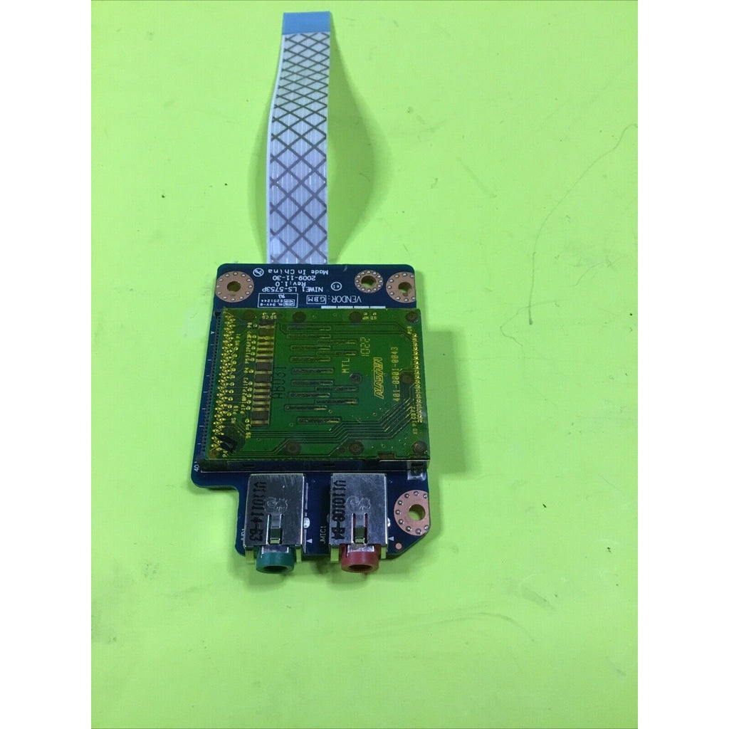 Lenovo ThinkPad G560 15.6" Genuine Card Reader Audio Board w/Cable LS-5753P